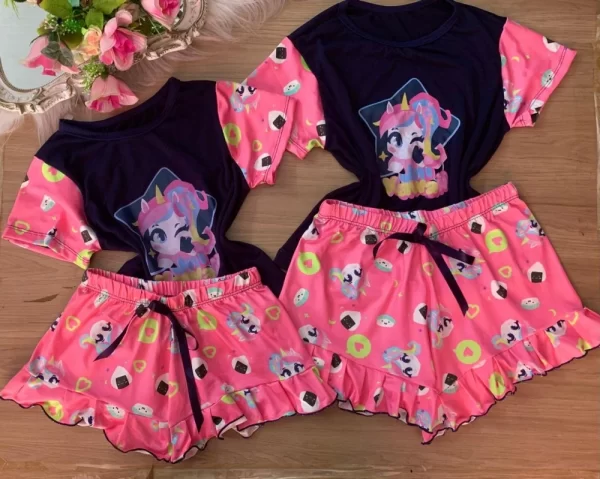 Kit Pijama Mãe e Filha Babadinho - Image 5