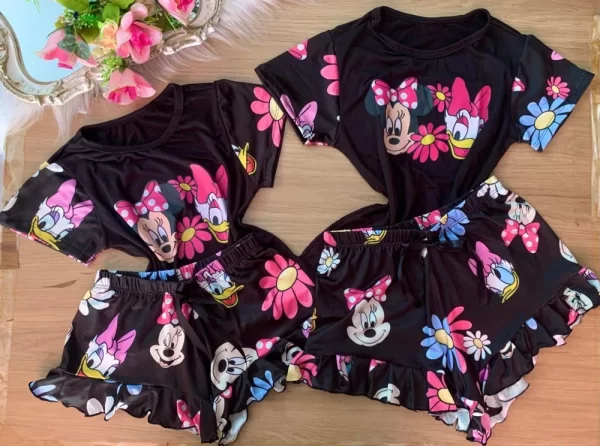 Kit Pijama Mãe e Filha Babadinho - Image 6