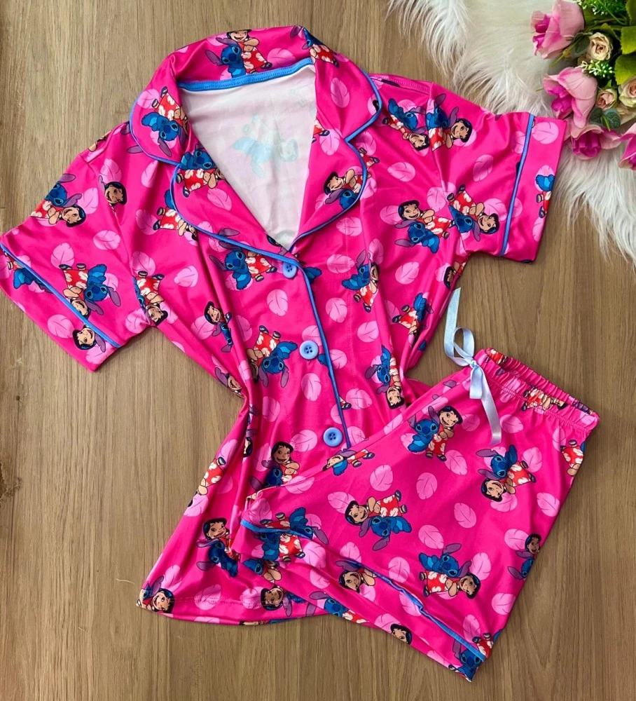 Pijama Americano Botão