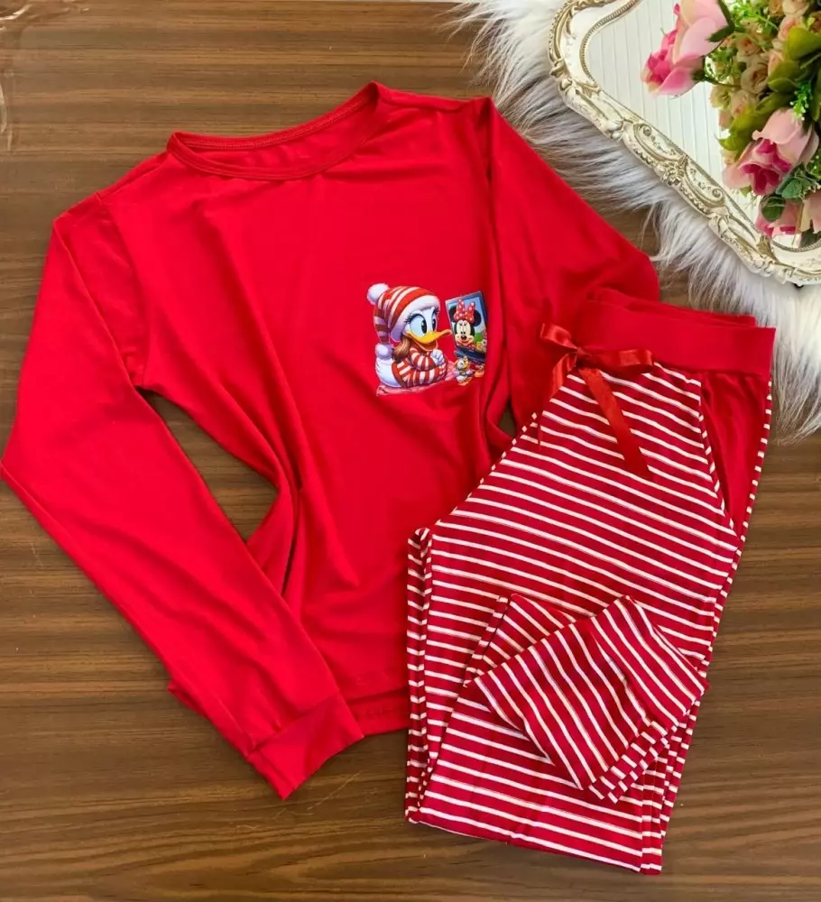 Pijama Inverno Visco Lycra