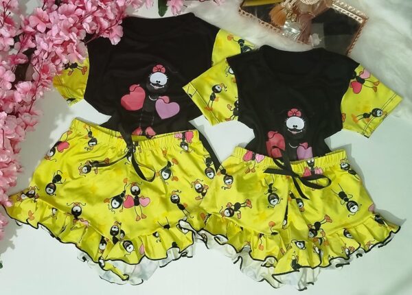 Kit Pijama Mãe e Filha Babadinho - Image 8