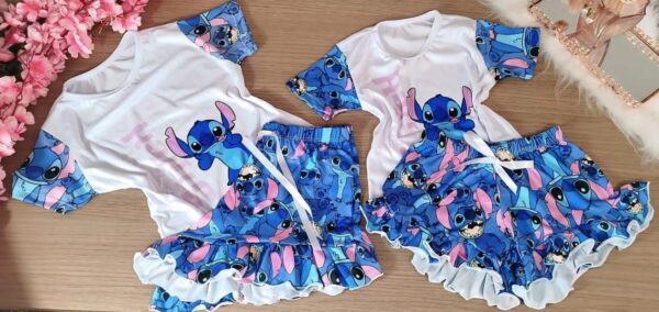 Kit Pijama Mãe e Filha Babadinho - Image 9
